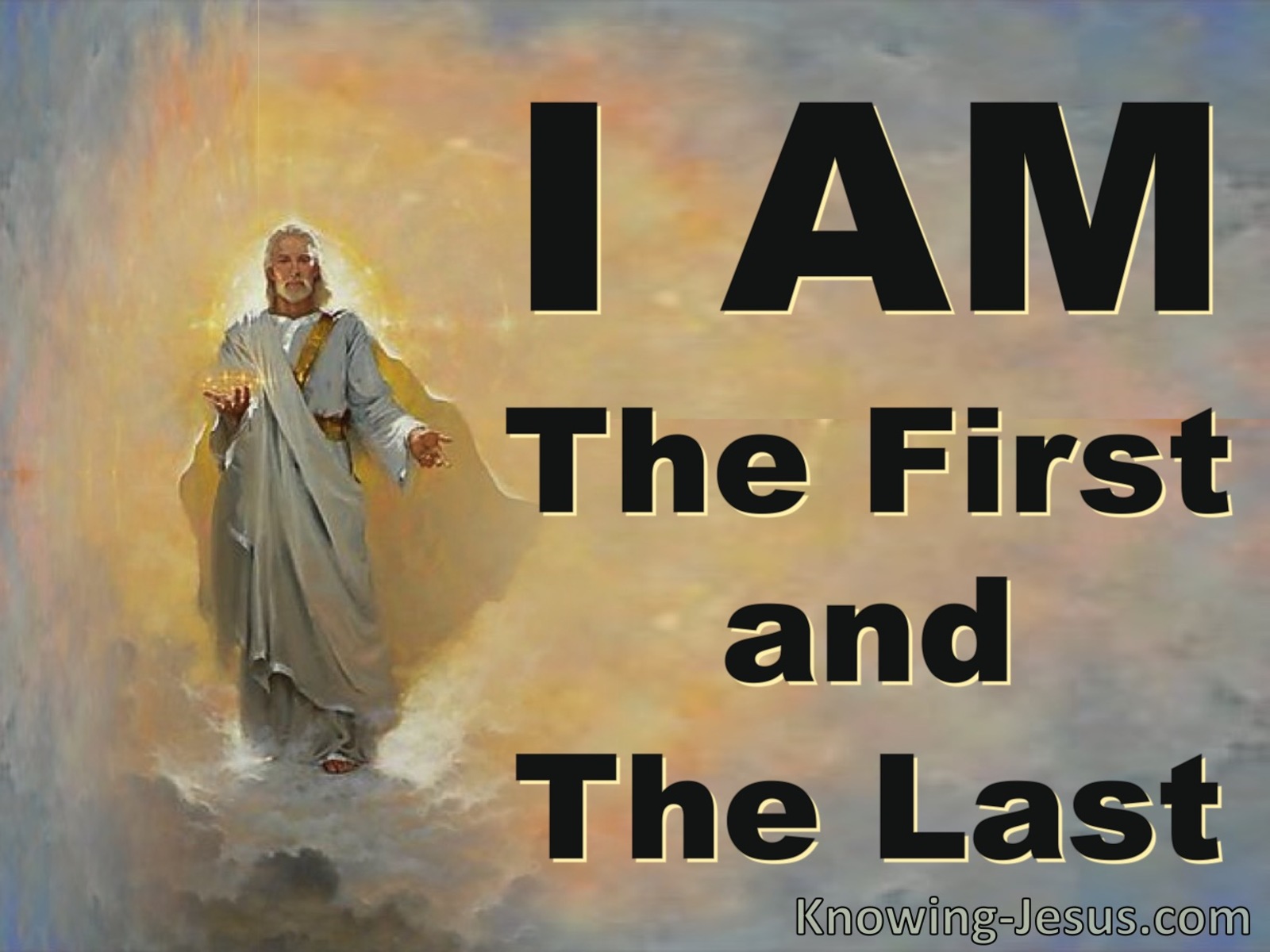 Revelation 1:17 The First and Last (yellow)